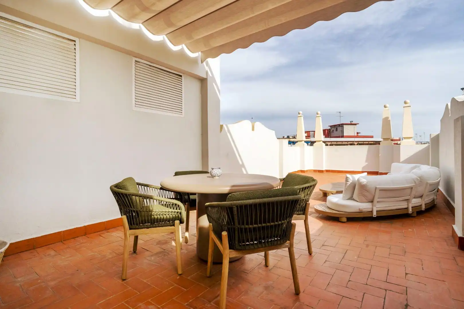 Terrace of Attic for rent in Valencia  with Air Conditioner, Heating and Terrace