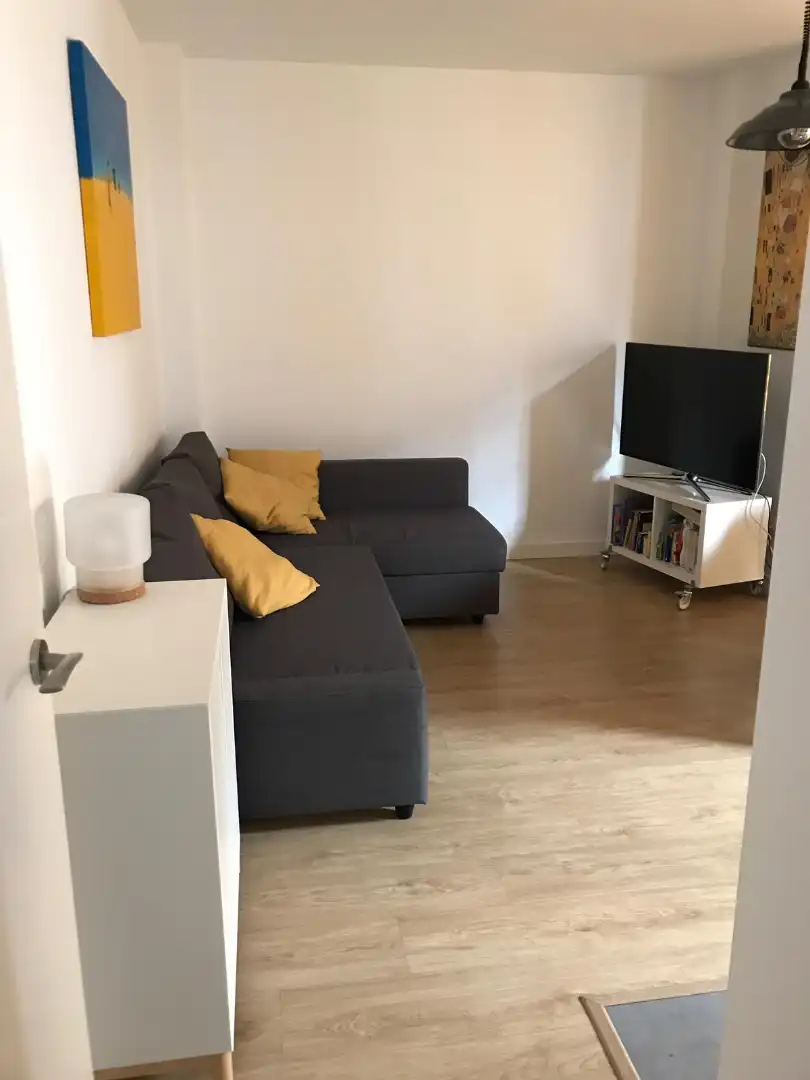 Wohnzimmer von Wohnung zur Miete in Málaga mit Klimaanlage, Abstellraum und Möbliert