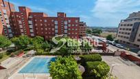 Exterior view of Flat for sale in  Madrid Capital  with Heating, Terrace and Storage room
