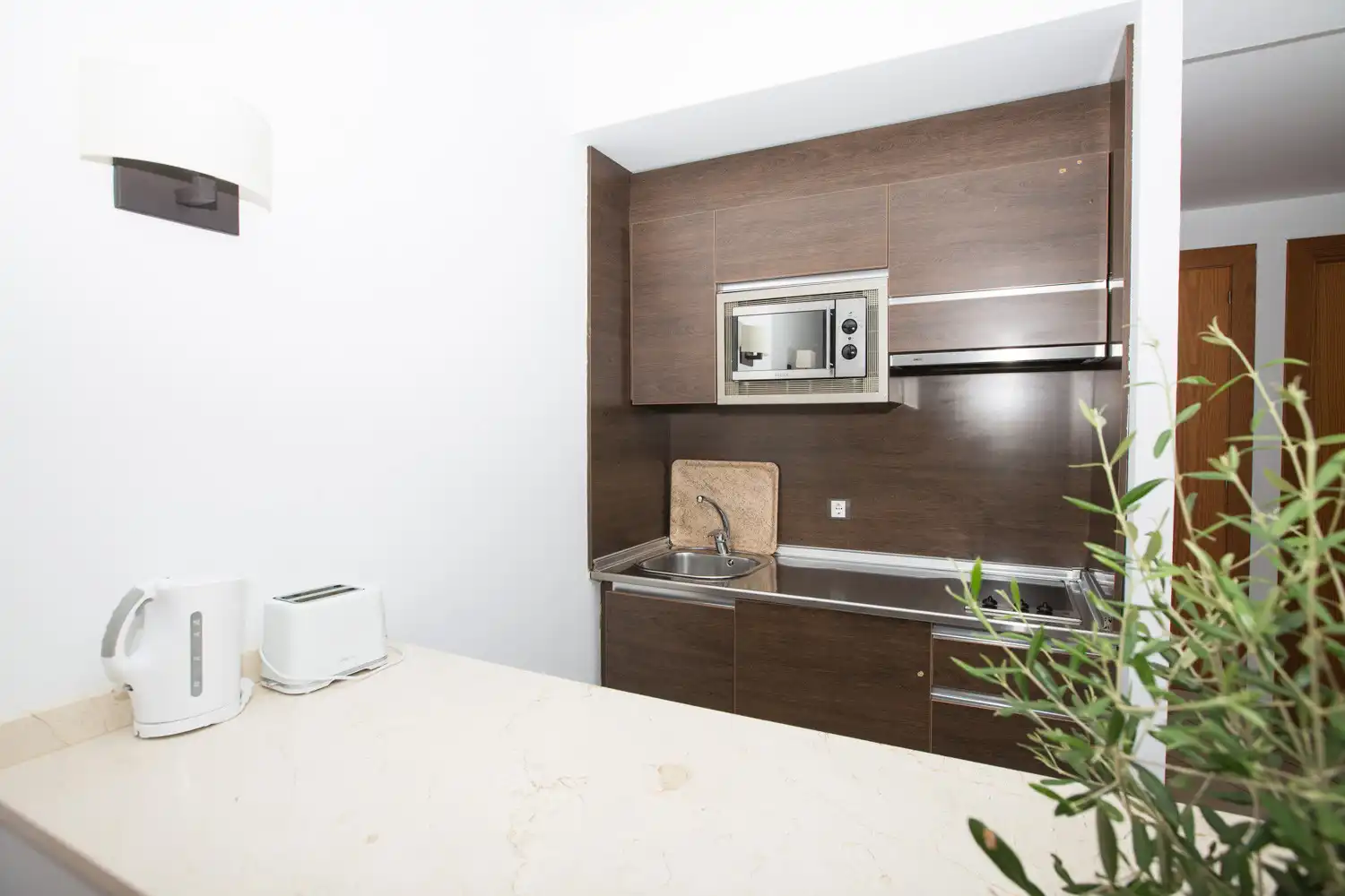 Kitchen of Apartments for sale in Estepona  with Air Conditioner, Terrace and Swimming Pool