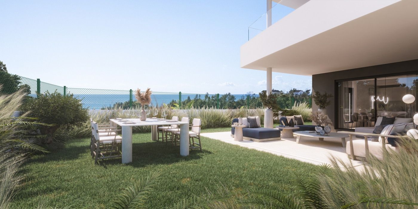Terrace of Planta baja for sale in Estepona  with Air Conditioner, Private garden and Terrace