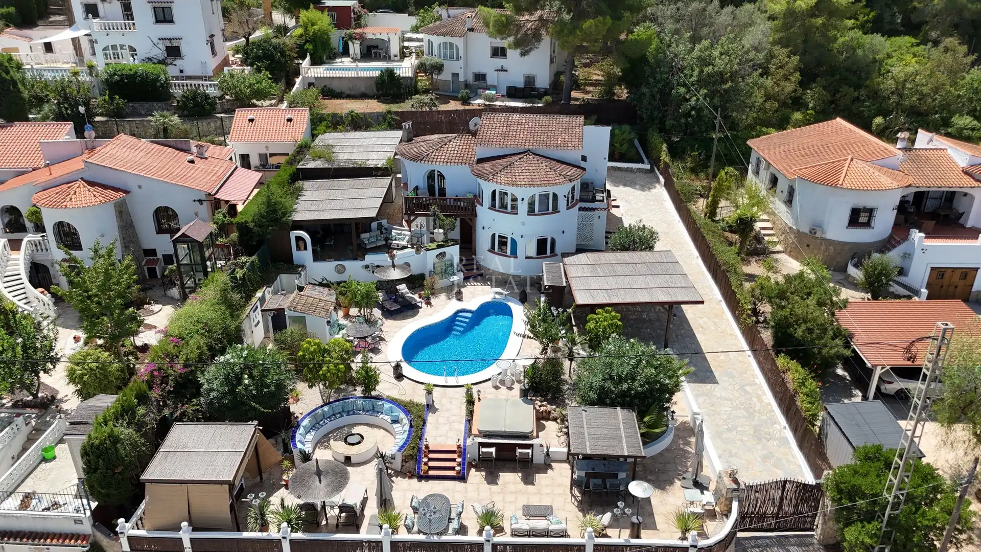 Vista exterior de Casa o xalet en venda en Benidoleig amb Aire condicionat, Terrassa i Traster