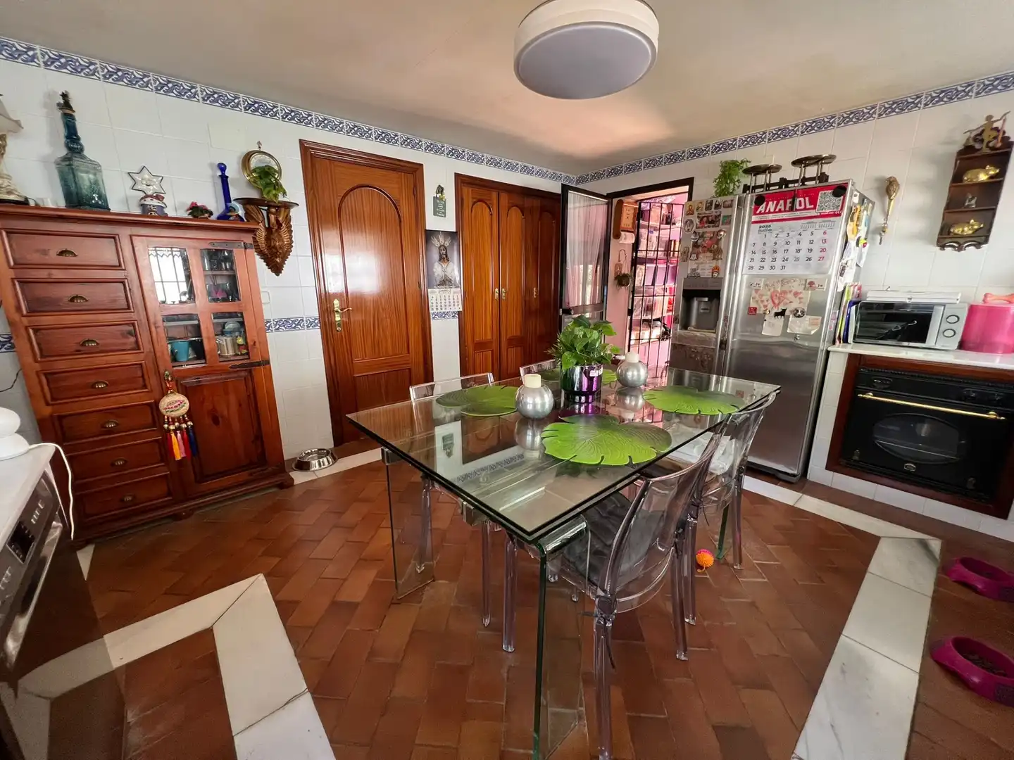 Dining room of Houses for sale in Málaga  with Air Conditioner, Heating and Private garden