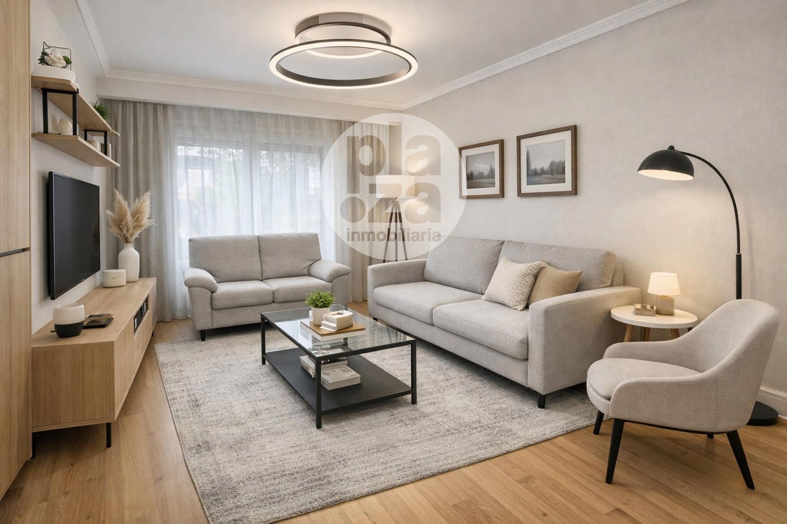 Living room of Flat for sale in Burgos Capital  with Heating and Terrace