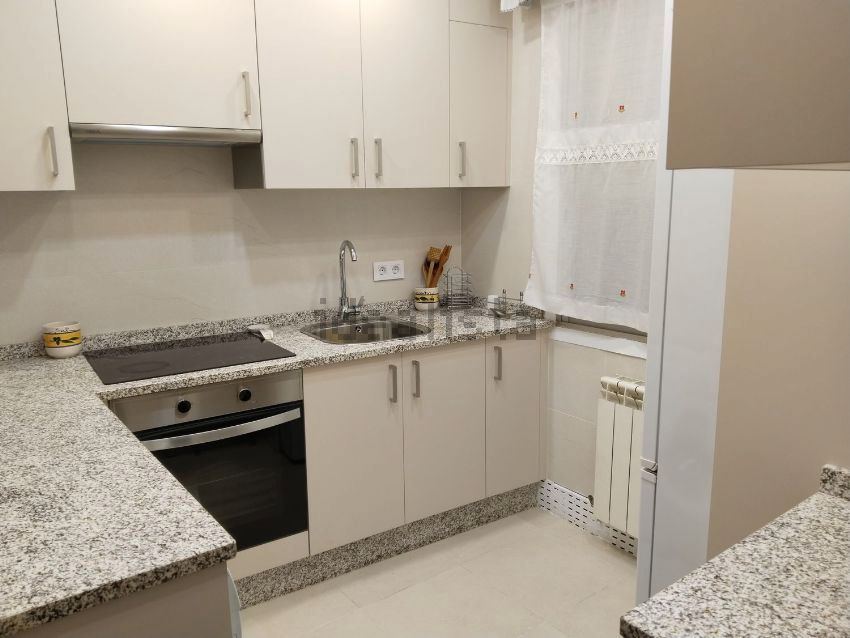 Kitchen of Apartment to rent in Ourense Capital   with Heating, Parquet flooring and Furnished