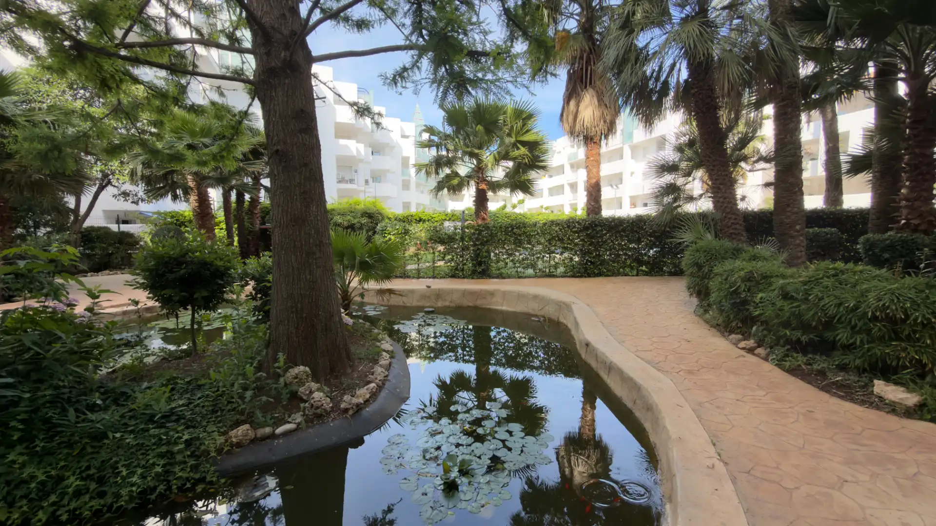Jardín de Apartamento en venta en Roses con Aire acondicionado, Calefacción y Terraza