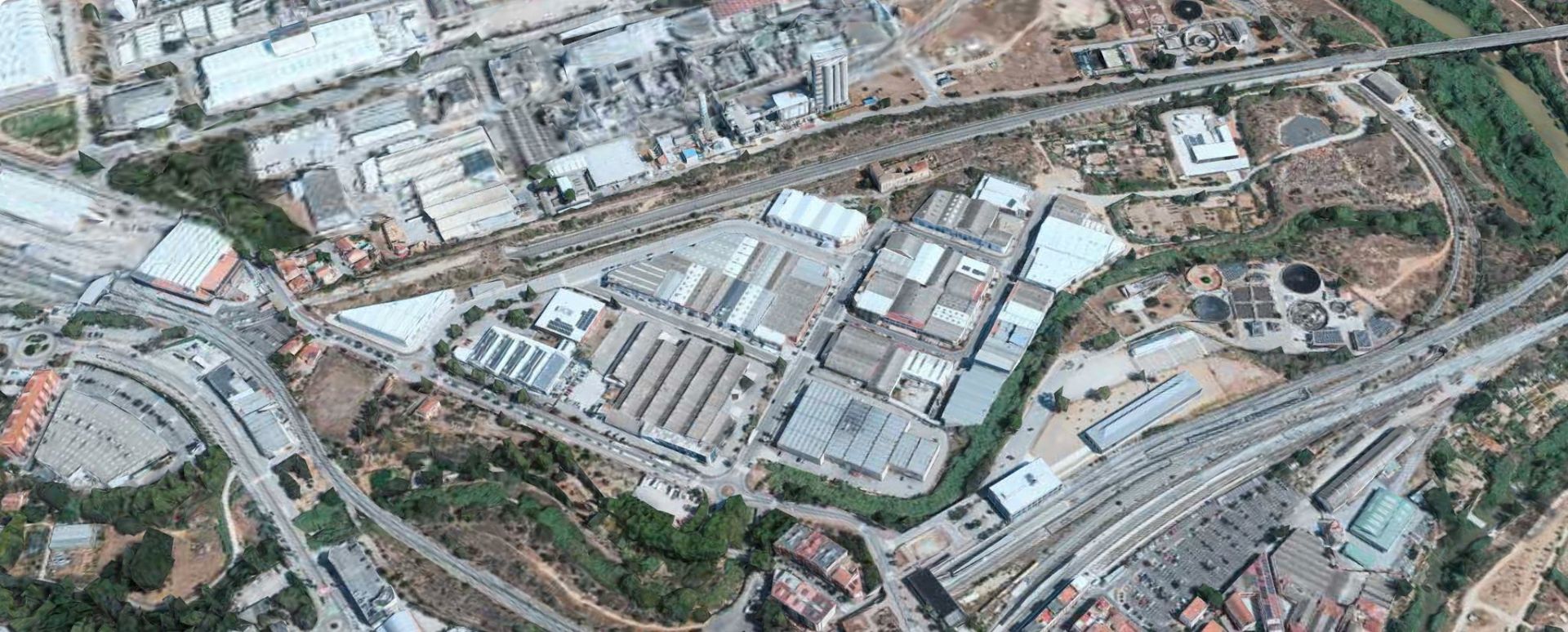 Exterior view of Industrial buildings for sale in Martorell
