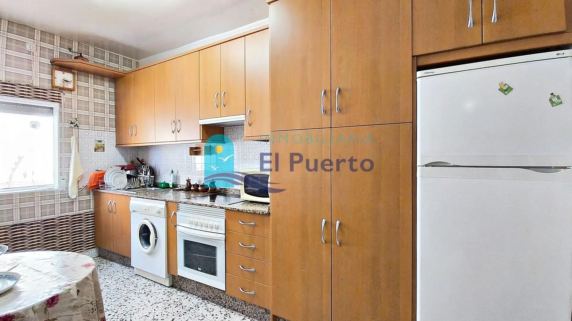 Küche von Wohnung zum Verkauf in Cartagena mit Klimaanlage, Heizung und Terrasse