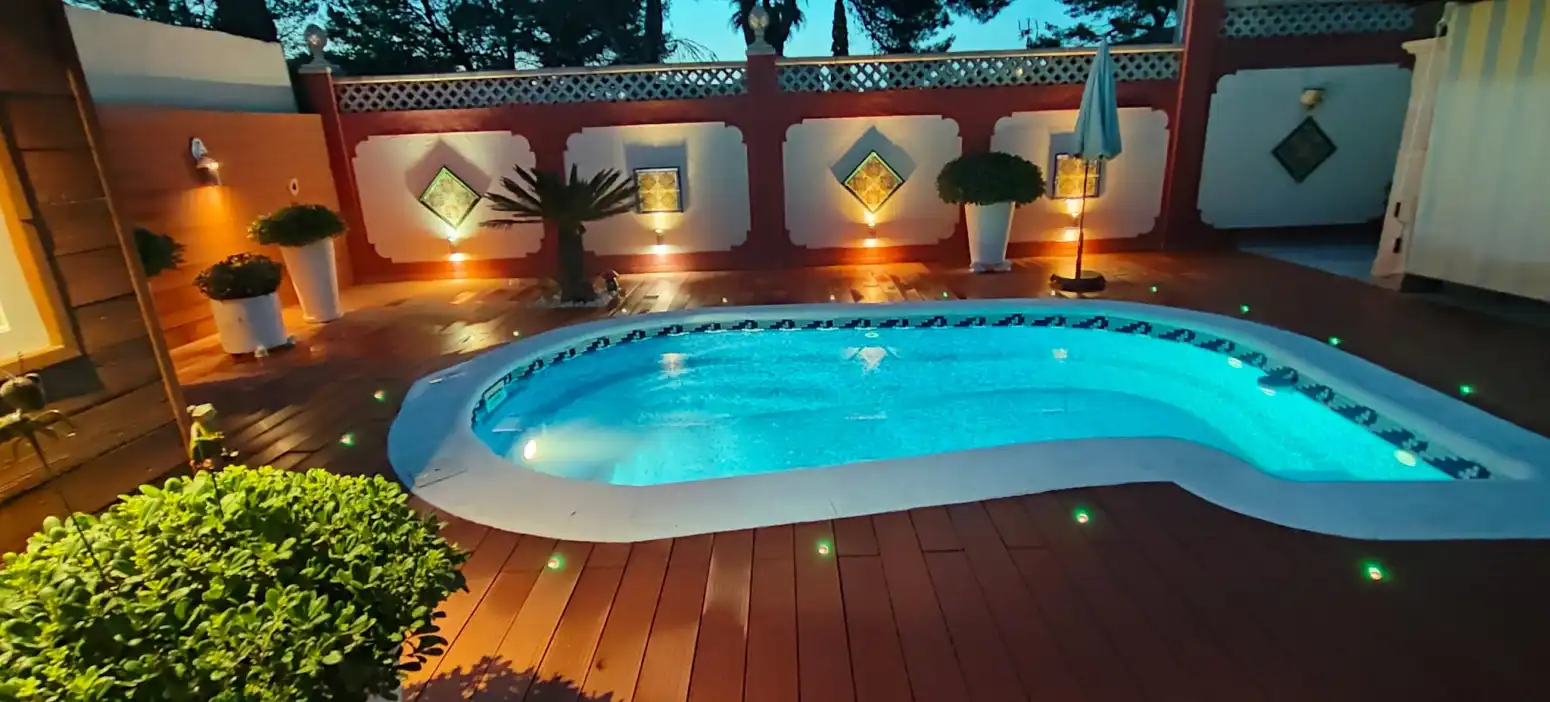 Piscina de Casa adosada en venda en Llucmajor amb Aire condicionat, Calefacció i Terrassa