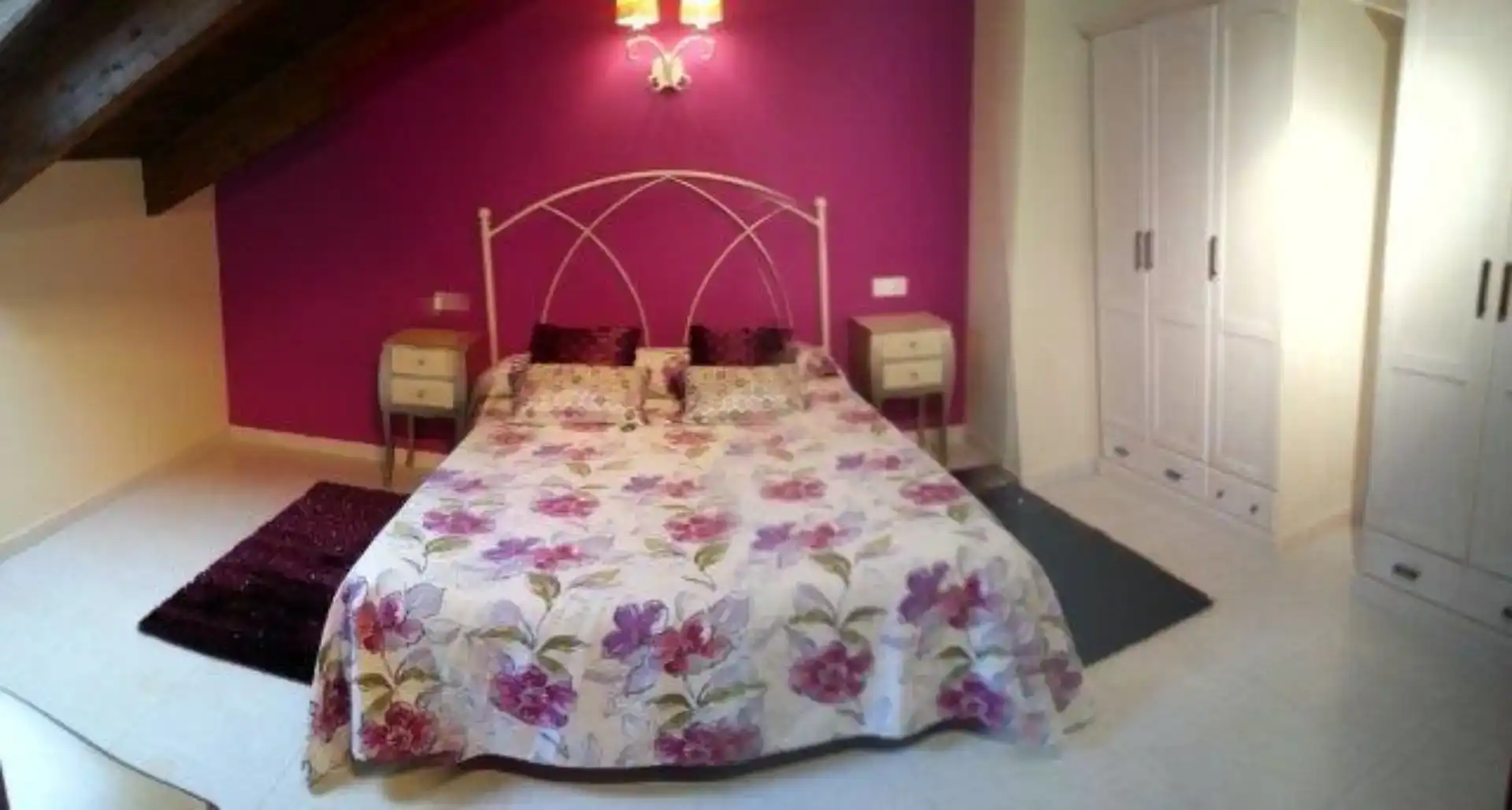 Schlafzimmer von Wohnung zur Miete in Ribadedeva mit Privatgarten, Schwimmbad und Möbliert