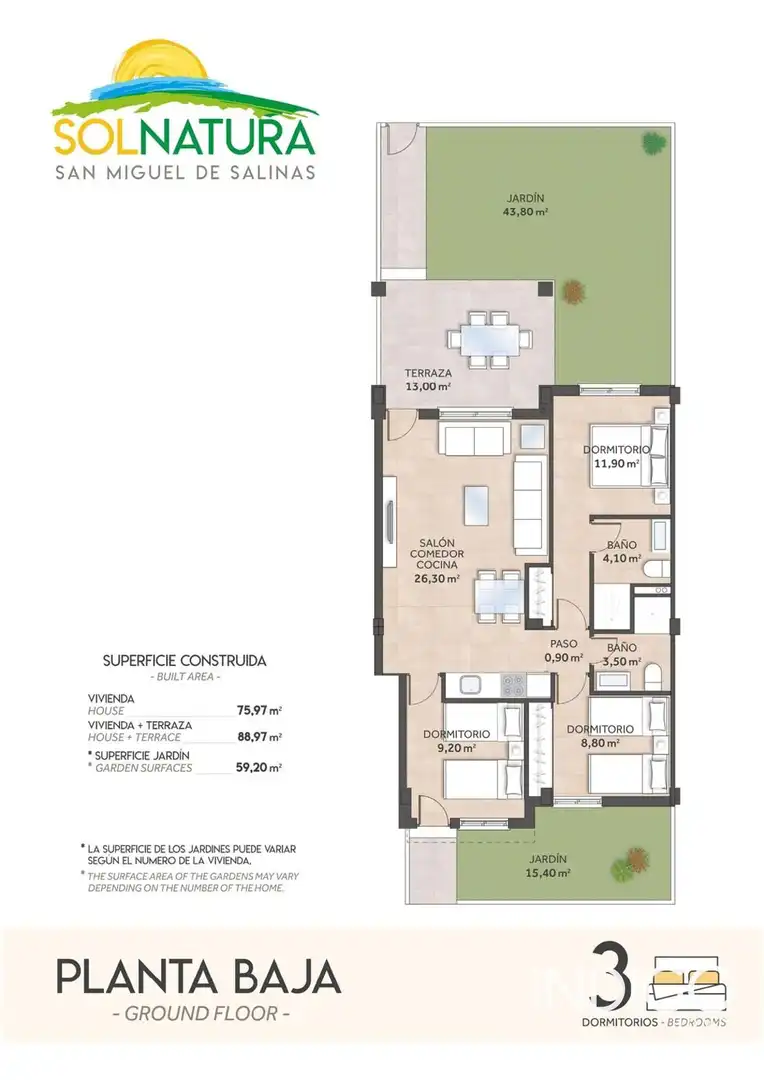 Duplexes for sale in San Miguel de Salinas  with Air Conditioner, Heating and Private garden