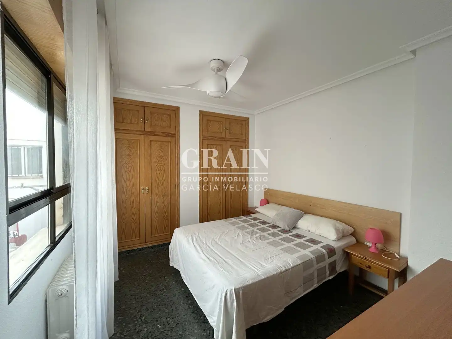 Bedroom of Apartments for rent in Albacete  with Heating and Furnished