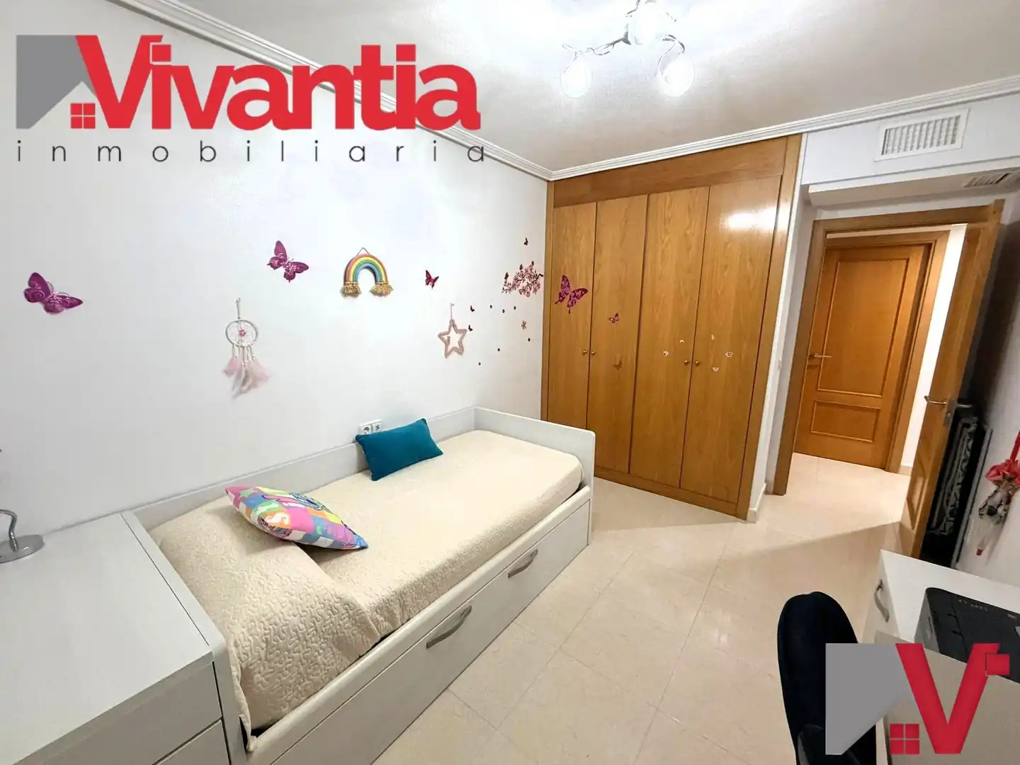 Bedroom of Flat for sale in Lorca  with Air Conditioner and Heating