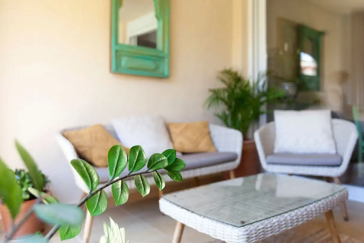 Terraza de Casa adosada en venta en Tarifa con Aire acondicionado, Calefacción y Jardín privado