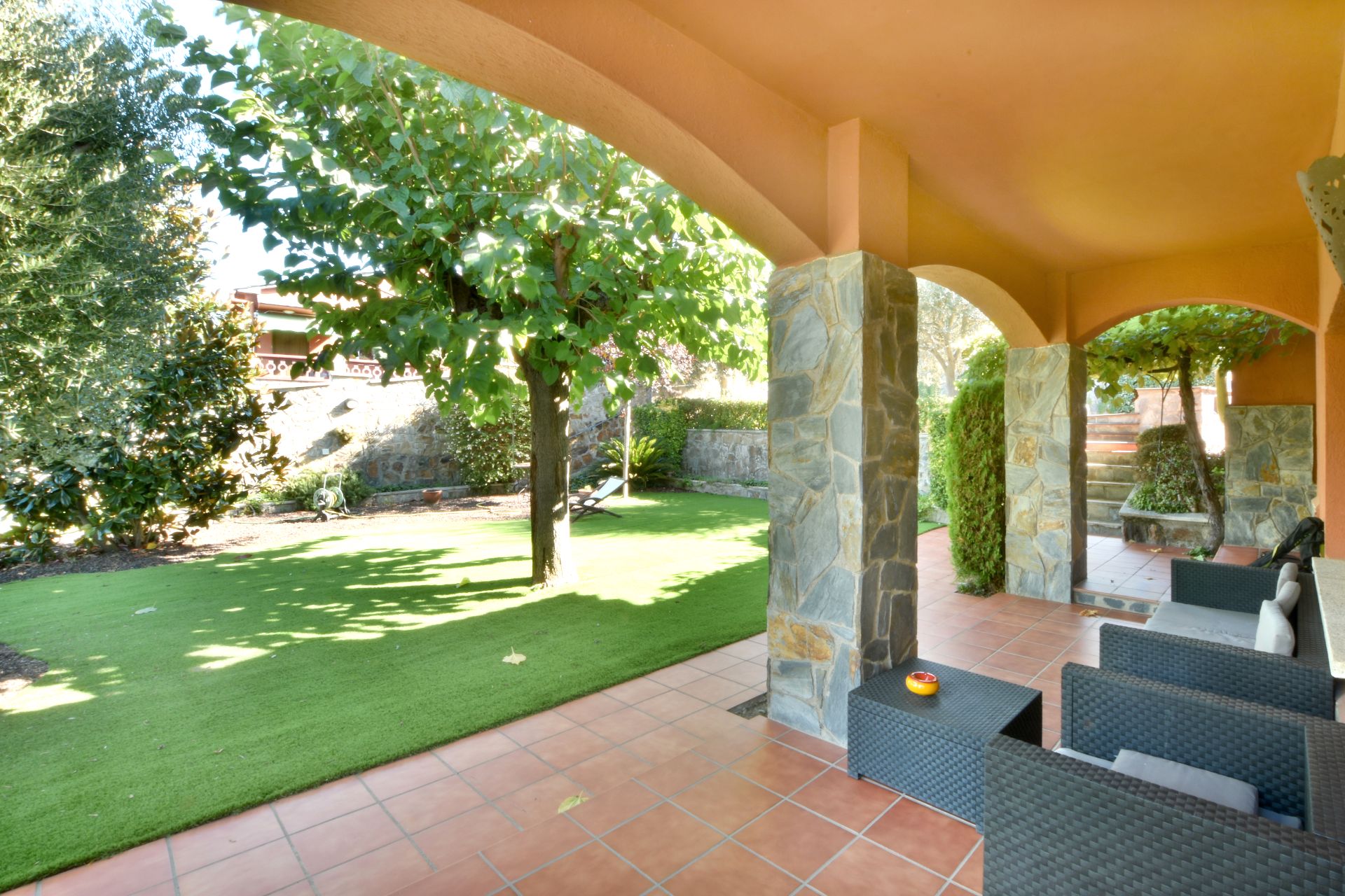 Jardí de Casa o xalet en venda en Lliçà de Vall amb Aire condicionat, Jardí privat i Parquet