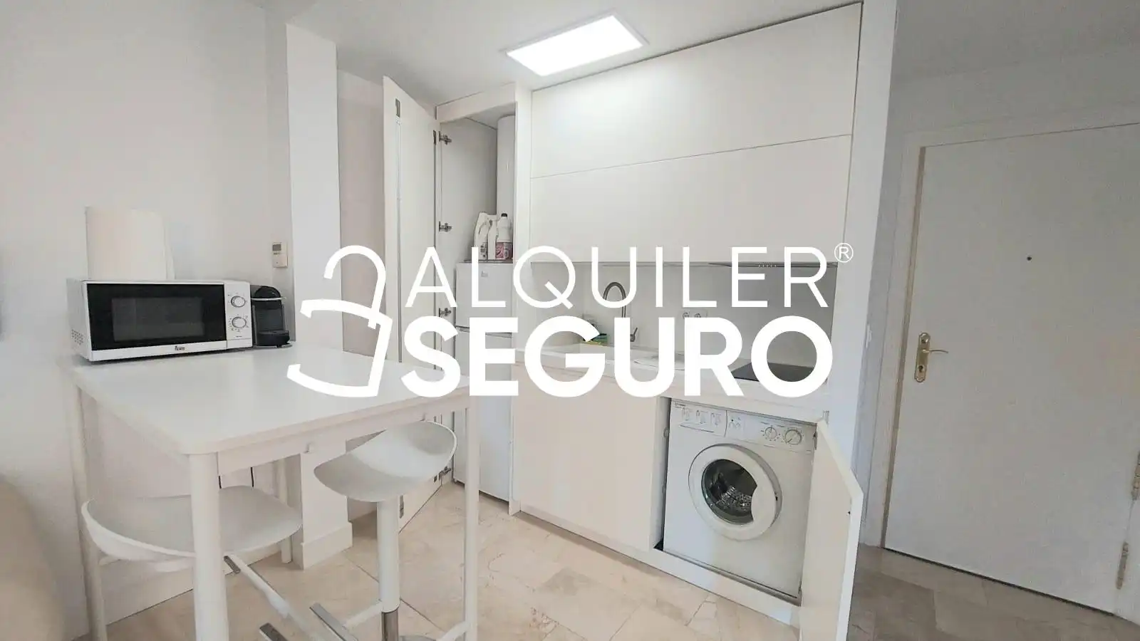 Küche von Wohnung zur Miete in Madrid mit Klimaanlage und Möbliert