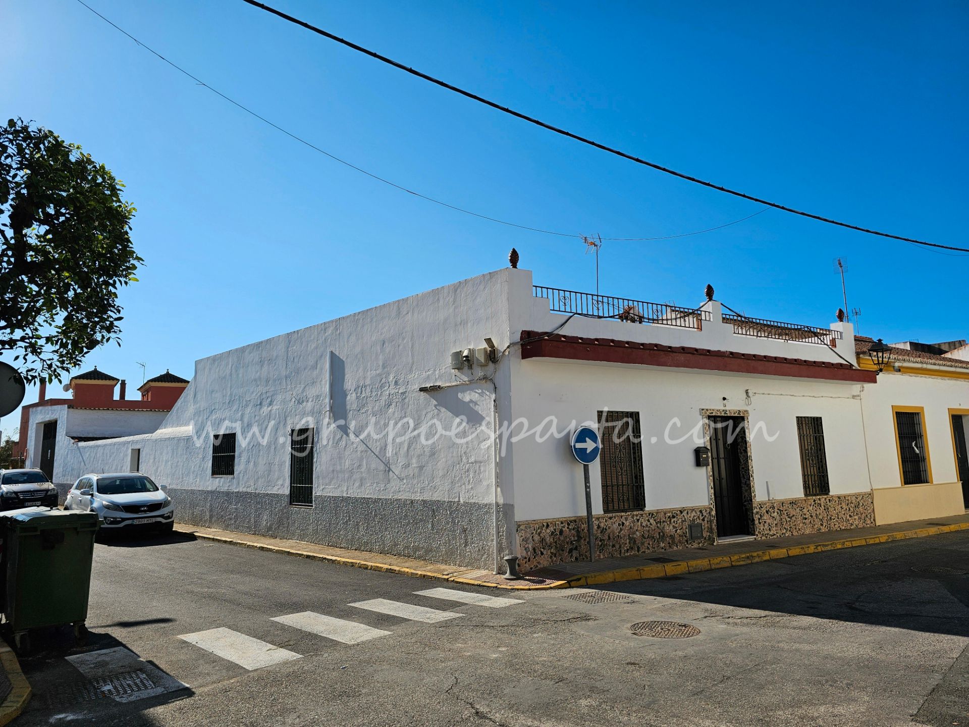 Exterior view of Single-family semi-detached for sale in Umbrete