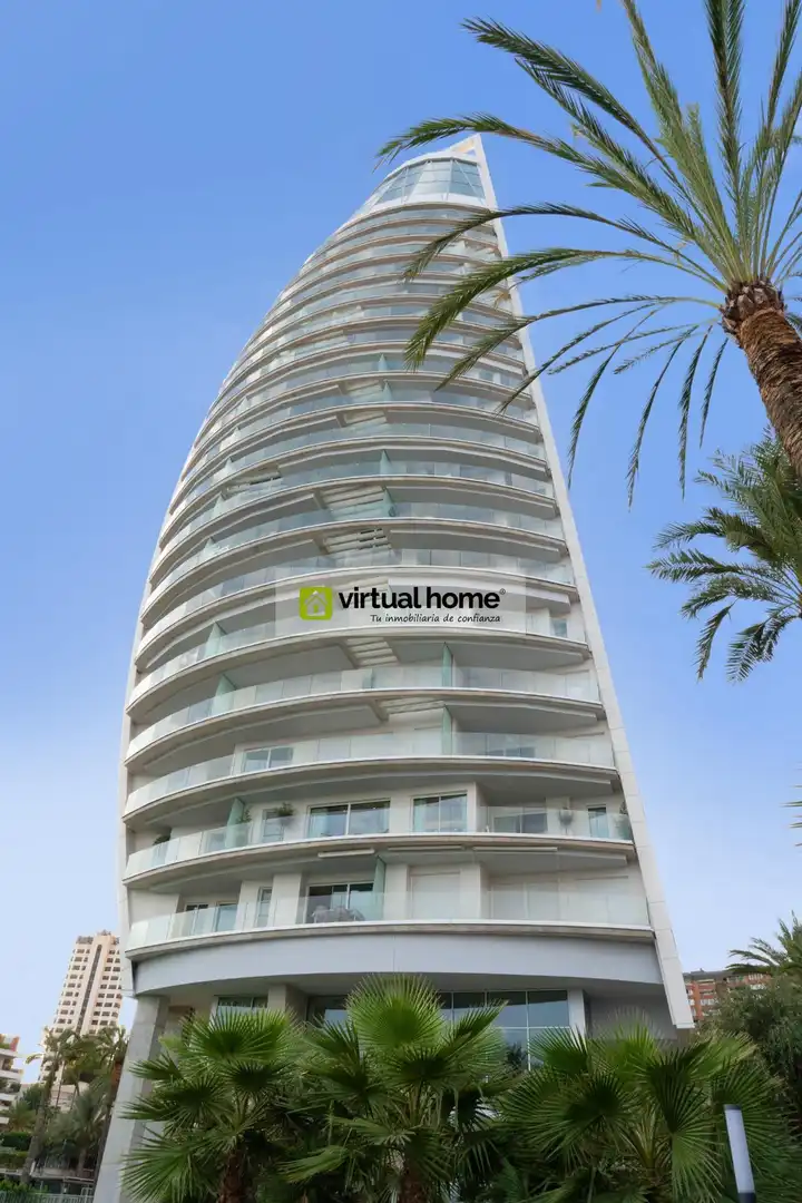Exterior view of Apartments for sale in Benidorm  with Air Conditioner, Private garden and Terrace