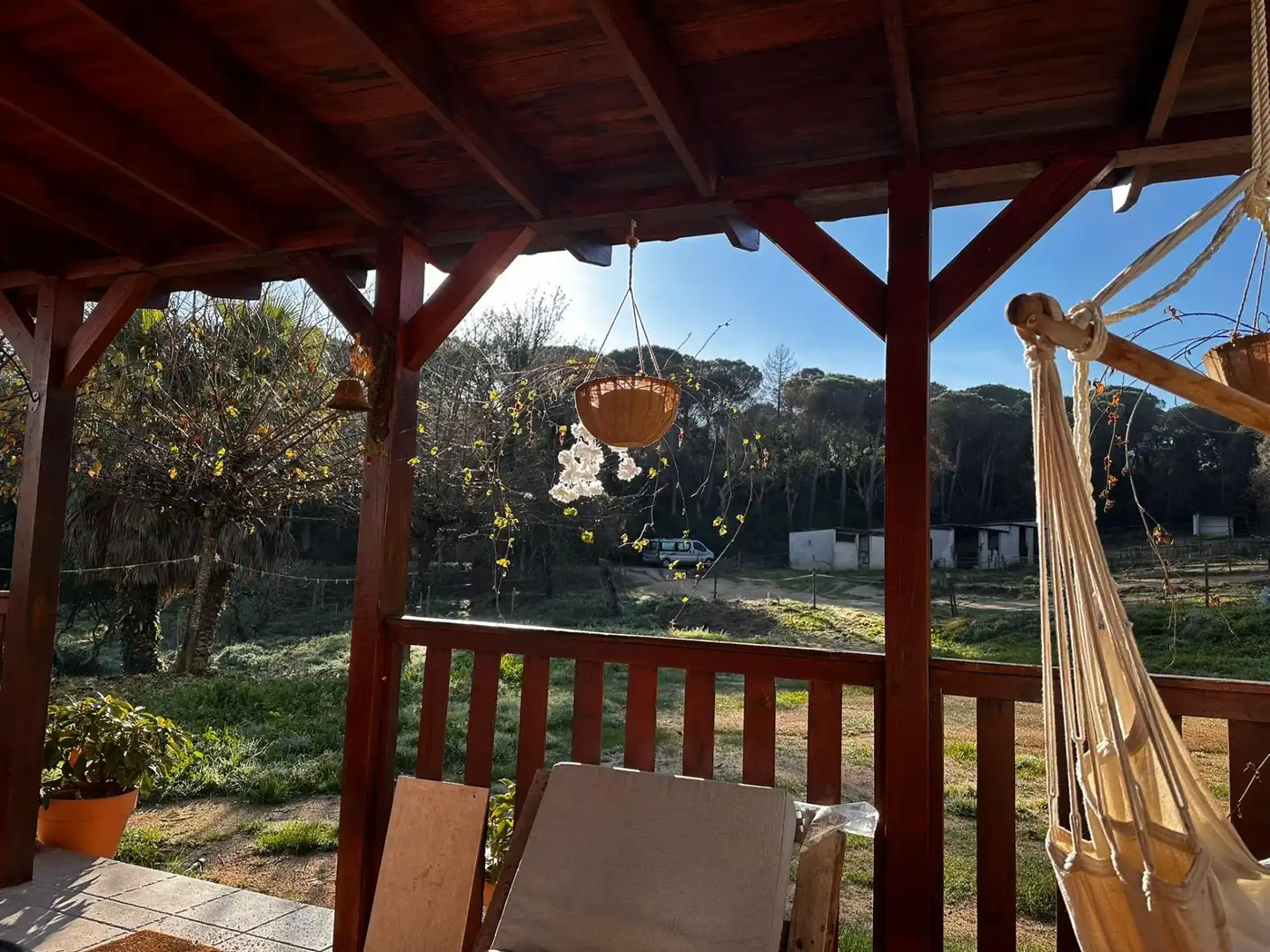 Terraza de Finca rústica en venta en Maçanet de la Selva con Calefacción, Jardín privado y Terraza