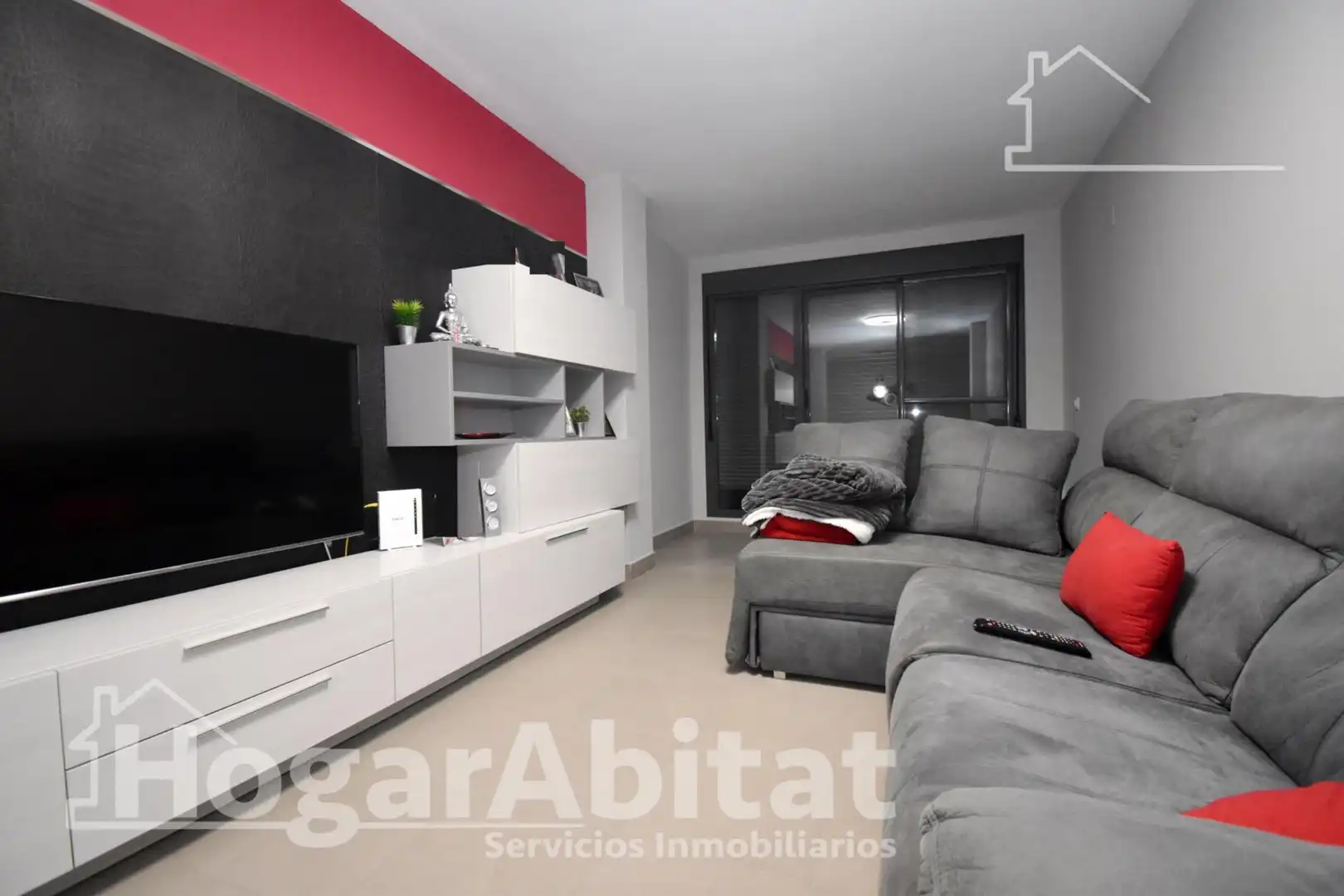 Sala de estar de Piso en venta en Almazora / Almassora con Aire acondicionado, Terraza y Trastero