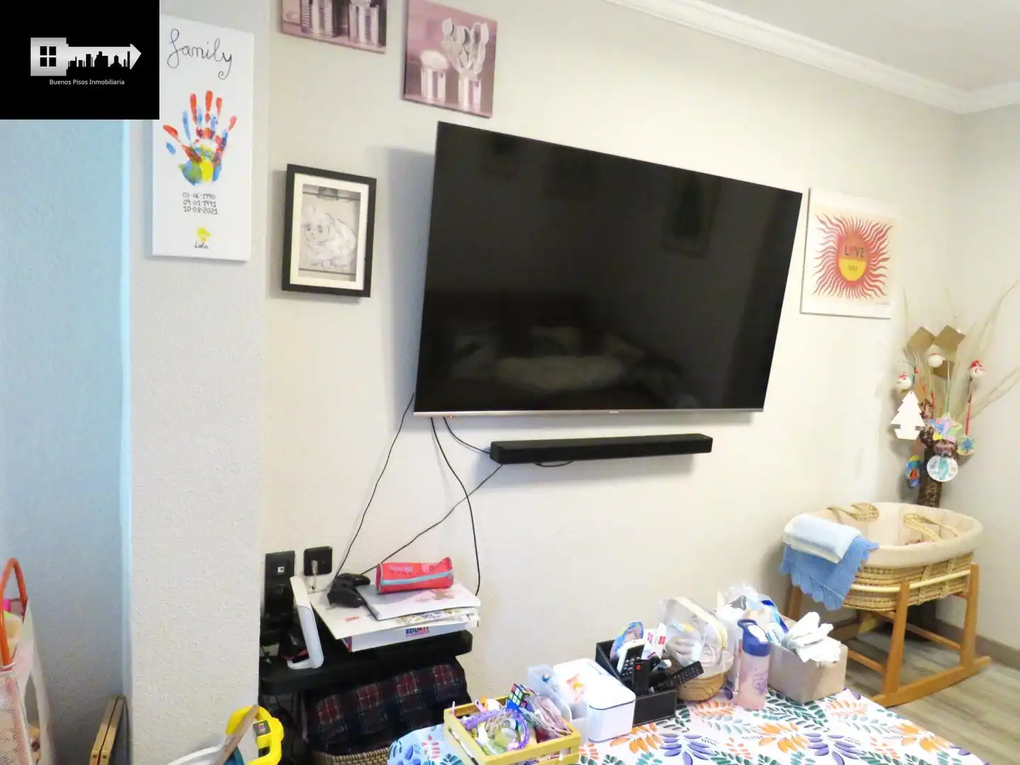 Sala d'estar de Pis en venda en Alicante / Alacant amb Aire condicionat i Calefacció