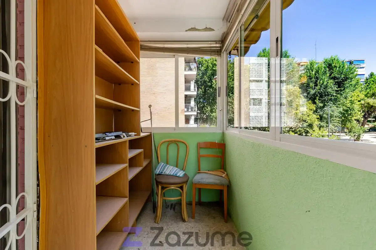 Terraza de Piso de alquiler en Móstoles con Calefacción, Parquet y Terraza