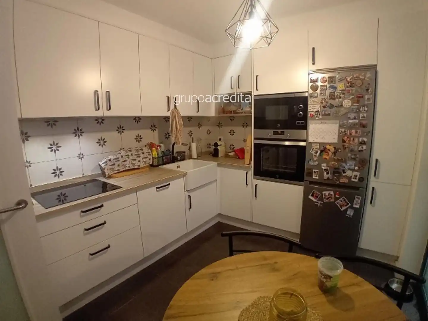 Kitchen of Flat for sale in Ames  with Heating, Parquet flooring and Terrace