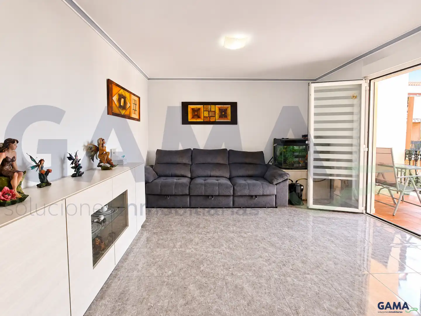 Sala de estar de Piso en venta en Carcaixent con Aire acondicionado y Trastero