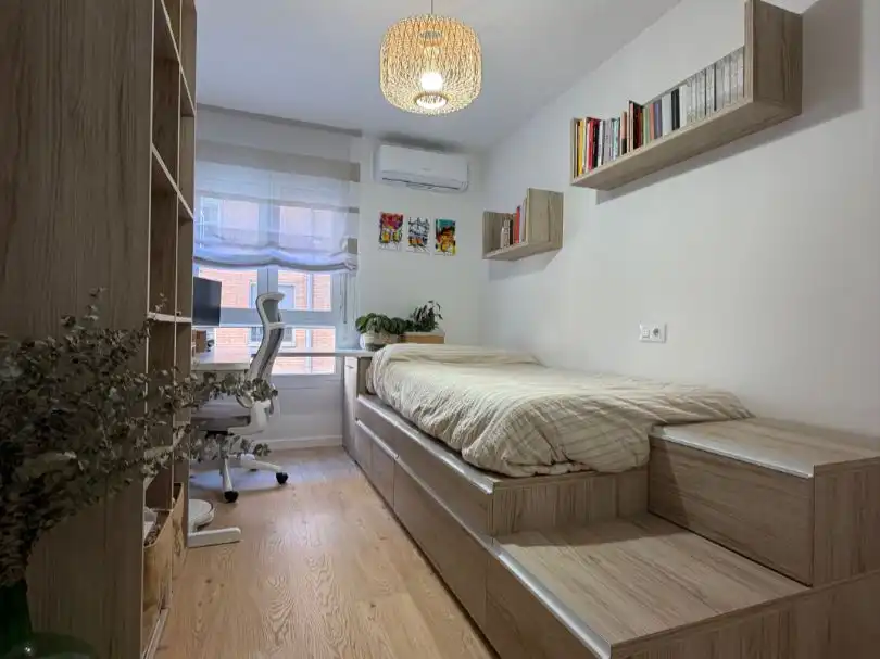 Bedroom of Flat for sale in Getafe  with Air Conditioner and Terrace