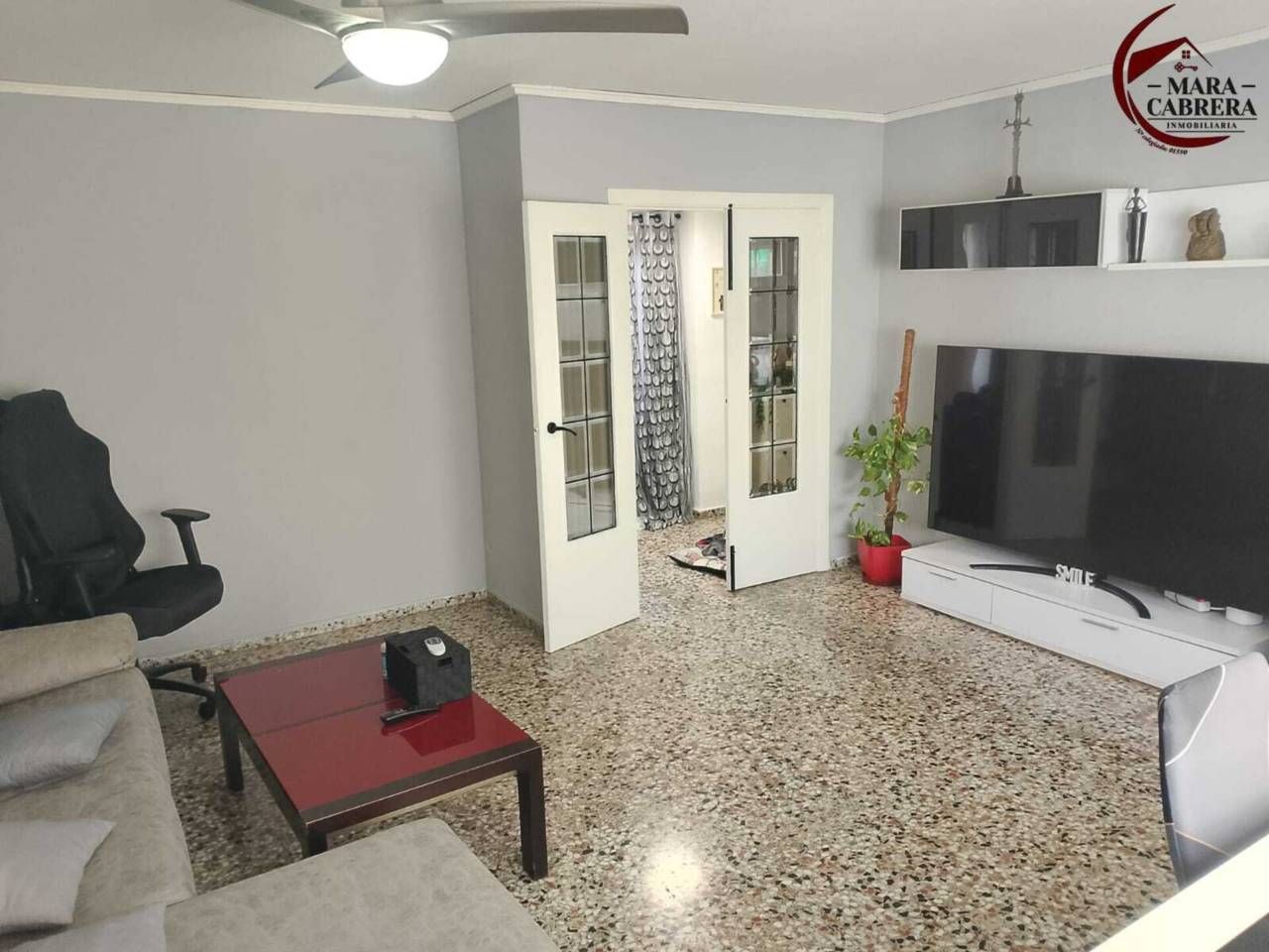 Living room of Flat for sale in Gandia  with Air Conditioner, Terrace and Storage room