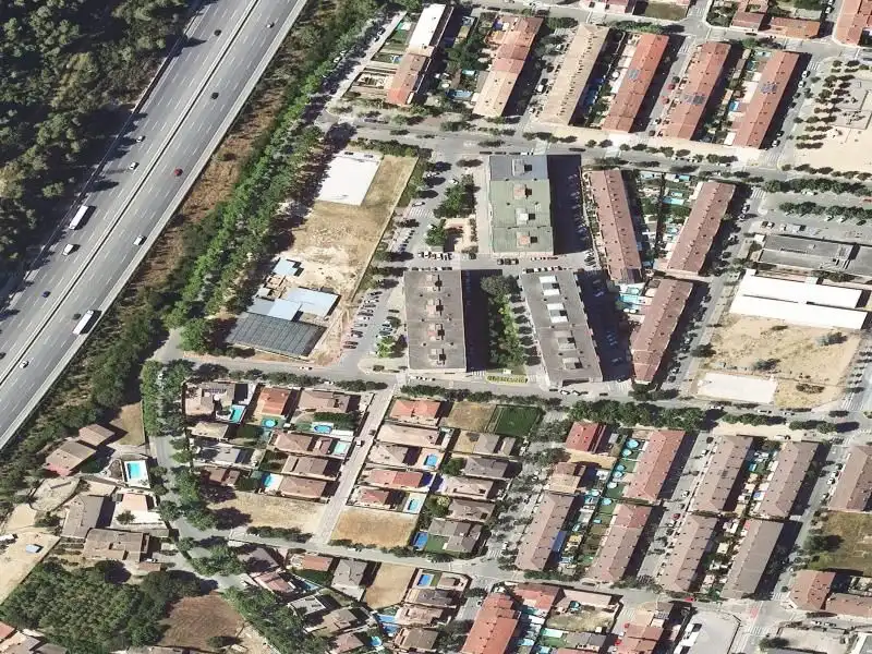 Vista exterior de Pis en venda en Sarrià de Ter