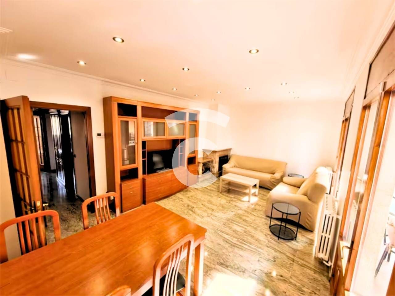 Living room of Flat for sale in Vic  with Heating, Terrace and Balcony