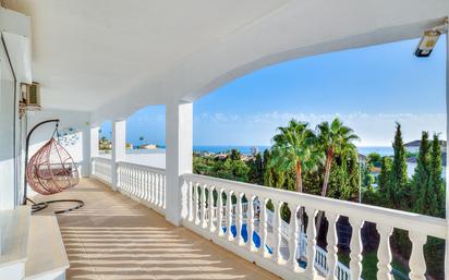 Terrassa de Casa o xalet en venda en Mijas amb Aire condicionat, Terrassa i Piscina