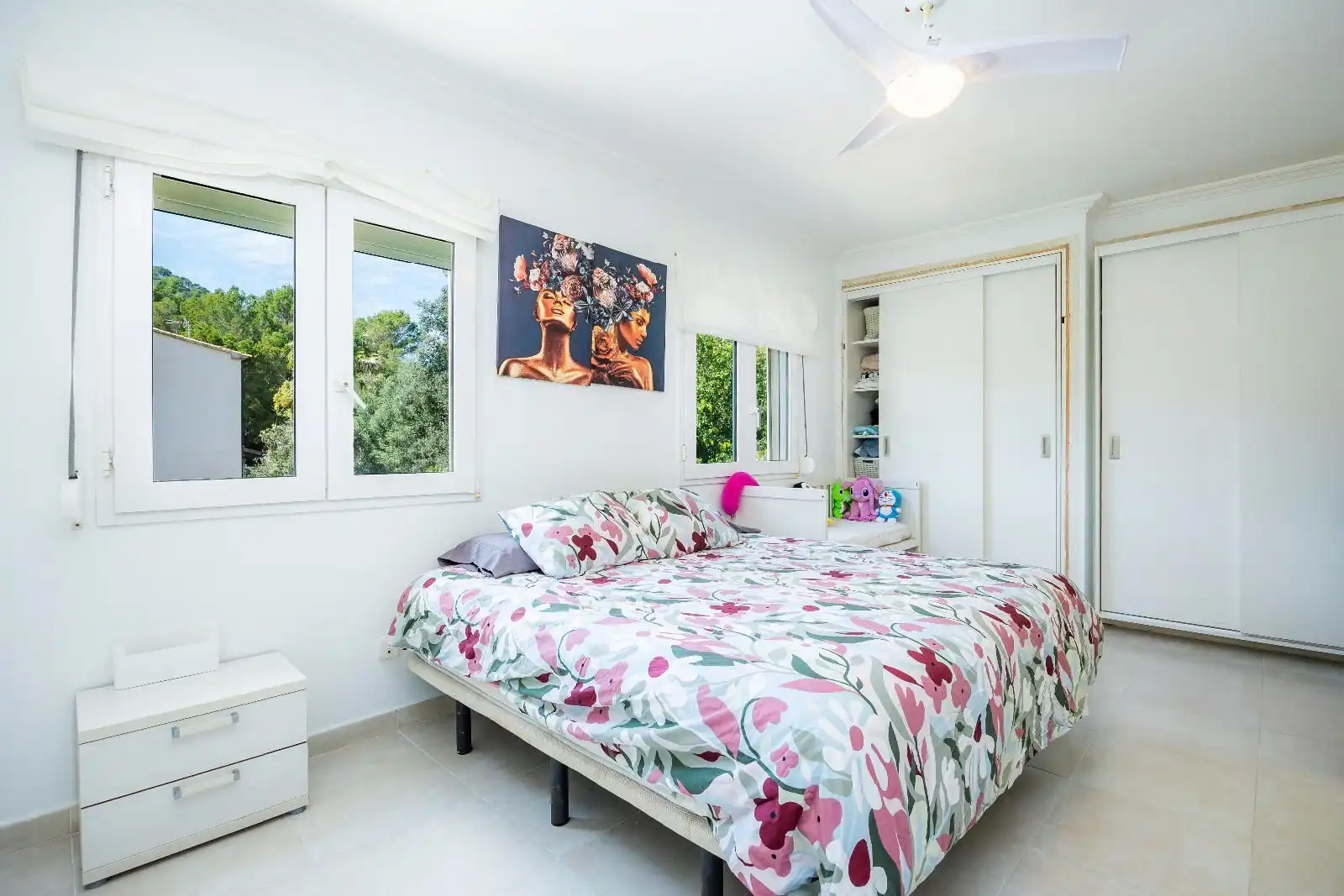 Schlafzimmer von Einfamilien-Reihenhaus zum Verkauf in Capdepera mit Klimaanlage, Terrasse und Schwimmbad