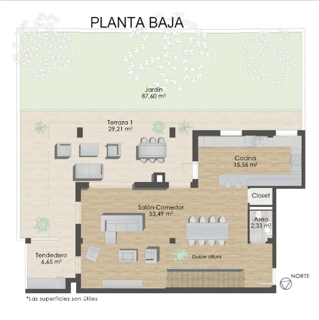 Apartamento en venta en Las Rozas de Madrid con Aire acondicionado, Calefacción y Jardín privado