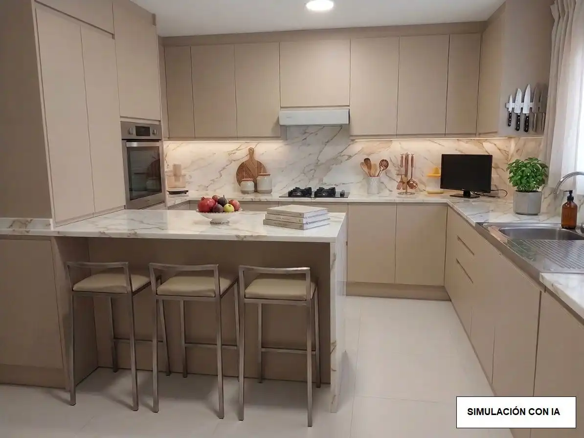 Cocina de Piso en venta en Onda con Terraza