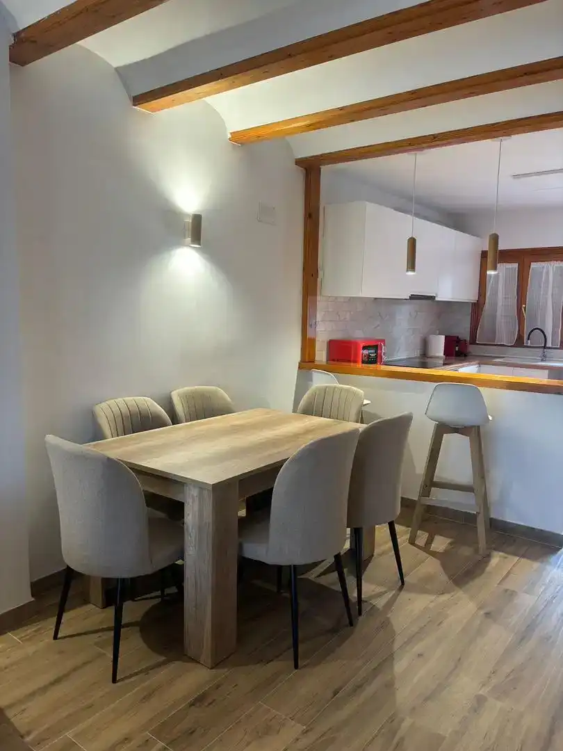 Esszimmer von Wohnung zur Miete in Dénia mit Klimaanlage, Schwimmbad und Möbliert
