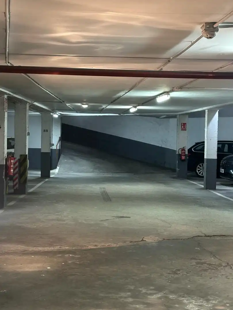 Parking of Flat for rent in Avilés  with Heating, Parquet flooring and Storage room