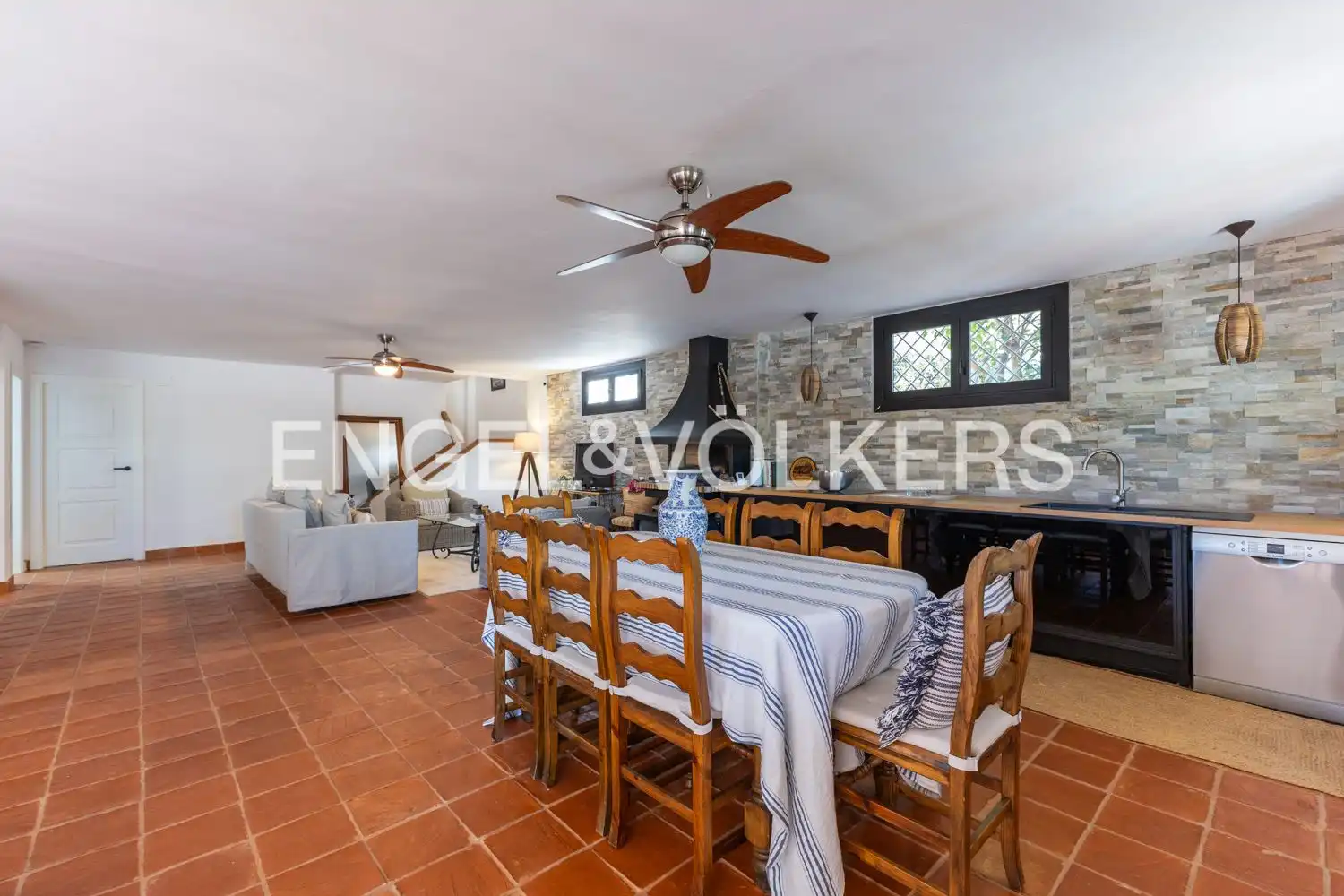 Dining room of Houses for rent in Riba-roja de Túria  with Air Conditioner, Heating and Private garden