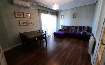 Living room of Apartment to rent in Badajoz Capital  with Air Conditioner, Parquet flooring and Furnished