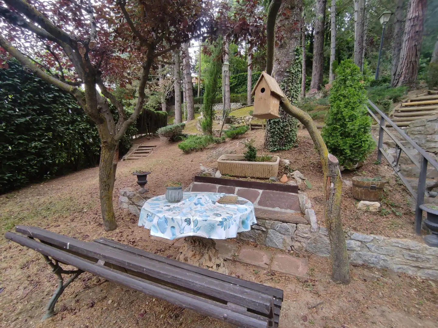 Garden of Country homes for sale in Ribes de Freser  with Heating, Private garden and Parquet flooring