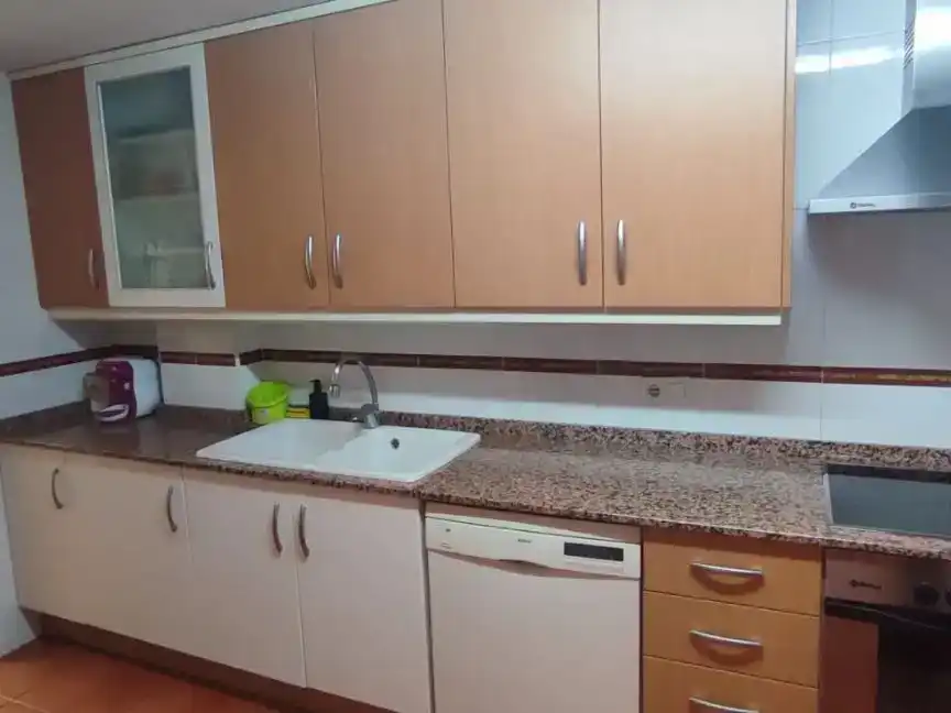 Küche von Wohnung zur Miete in  Valencia Capital mit Klimaanlage