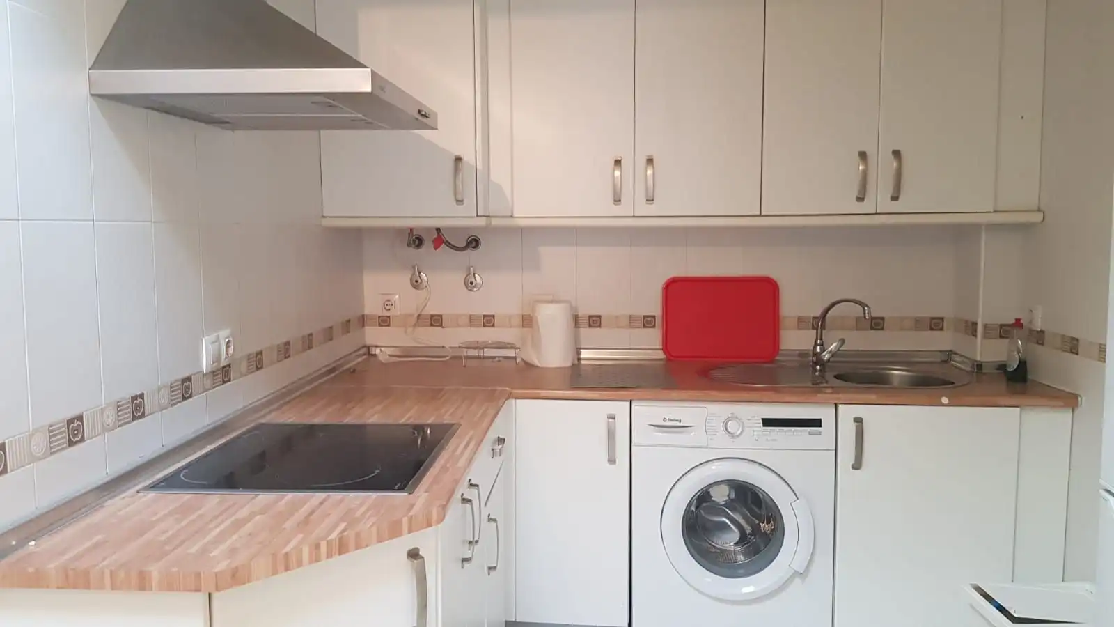 Kitchen of Apartments for rent in Málaga  with Air Conditioner, Furnished and Washing machine