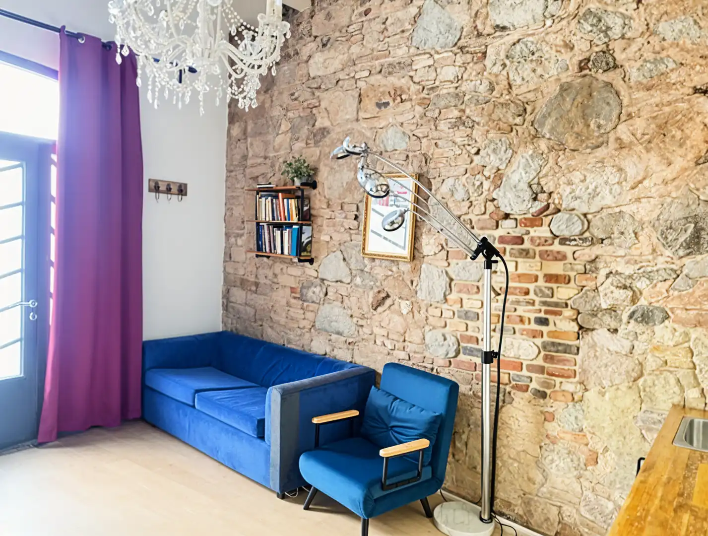 Sala de estar de Piso en venta en Barcelona con Aire acondicionado, Calefacción y Amueblado