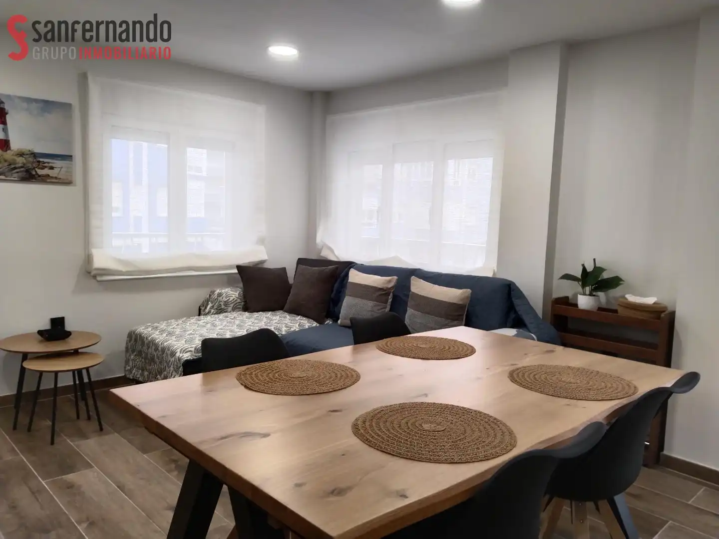 Sala de estar de Piso de alquiler en Suances con Calefacción, Terraza y Trastero