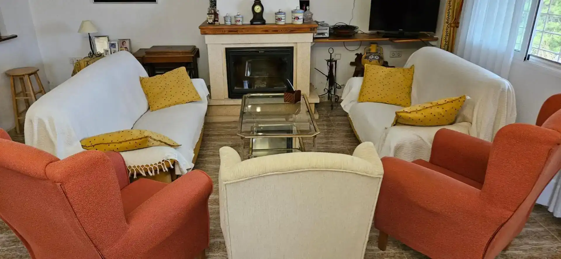 Sala de estar de Casa o chalet en venta en Fortuna con Aire acondicionado y Piscina