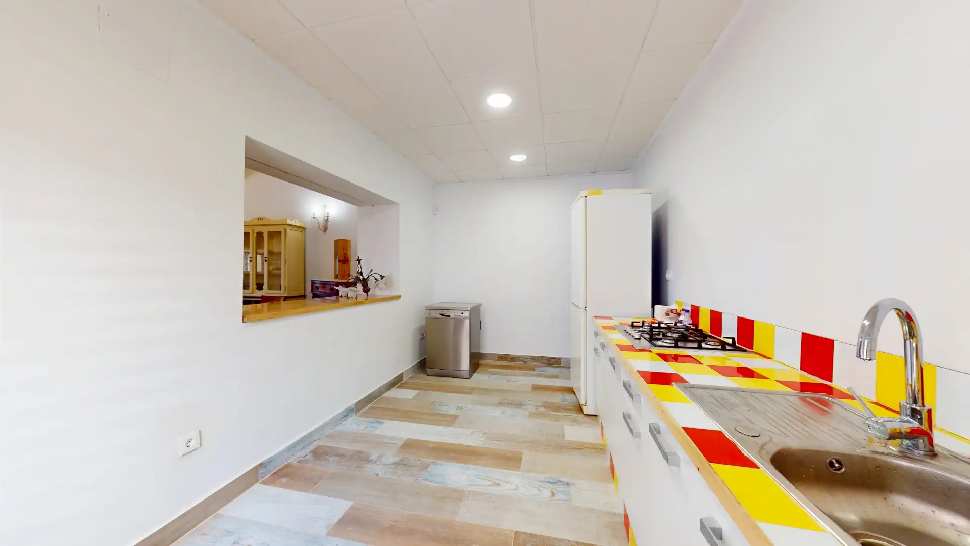 Cuina de Casa o xalet en venda en Villena amb Jardí privat, Terrassa i Traster
