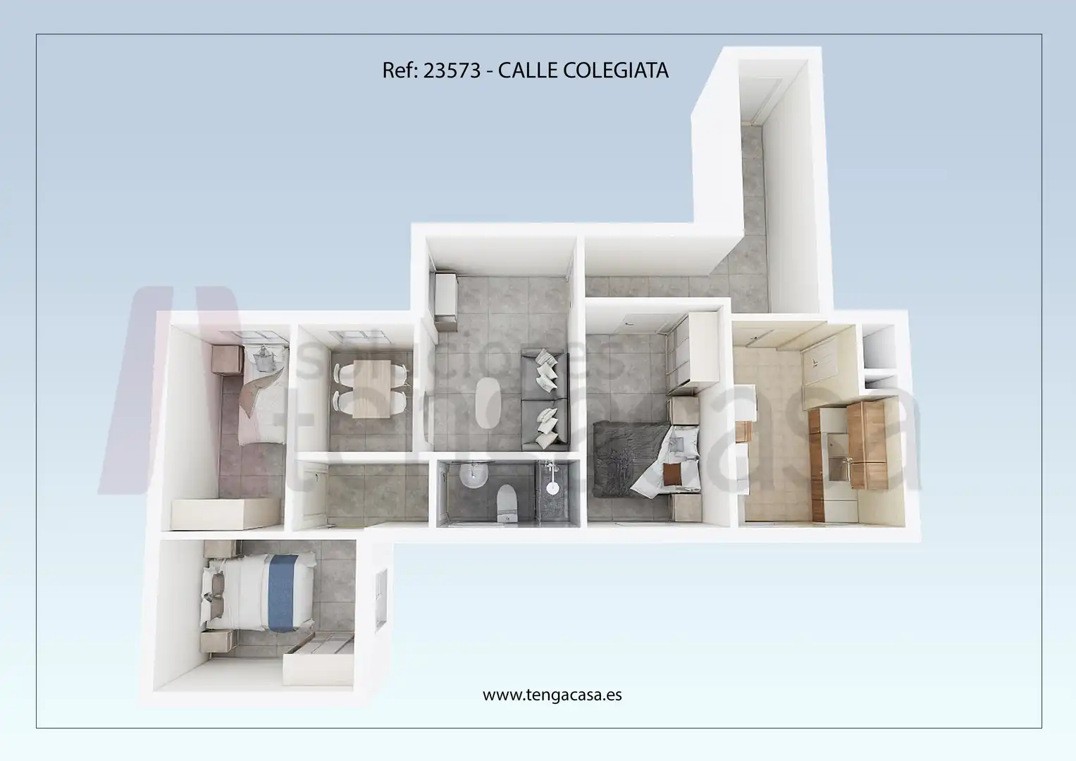 Flat for rent to own in Calle de la Colegiata, Embajadores - Lavapiés