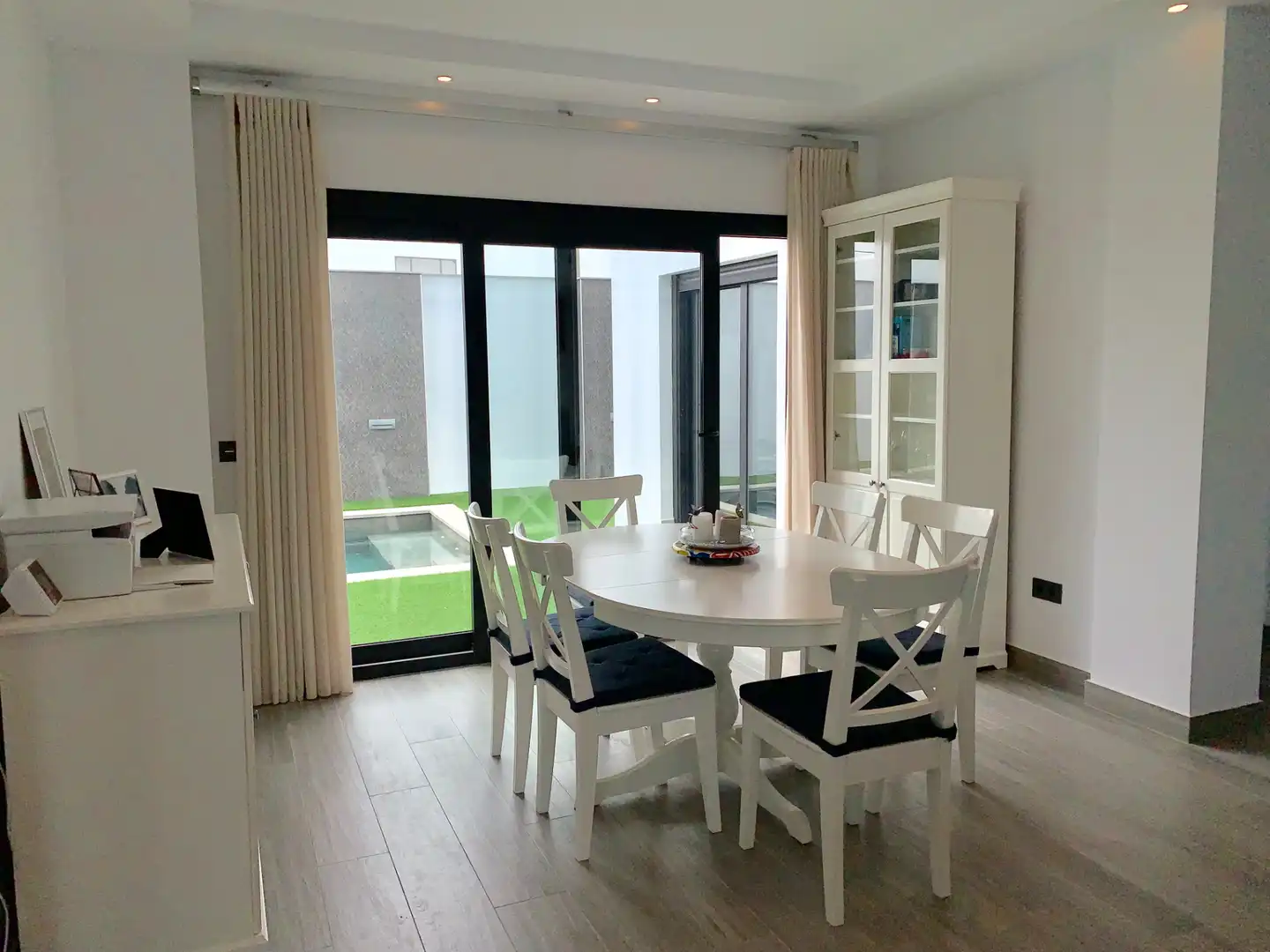 Dining room of Houses for rent in Nerja  with Air Conditioner, Private garden and Terrace
