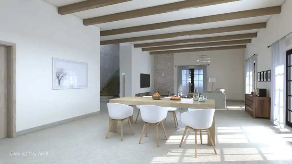 Dining room of Country homes for sale in Felanitx  with Air Conditioner, Heating and Storage room